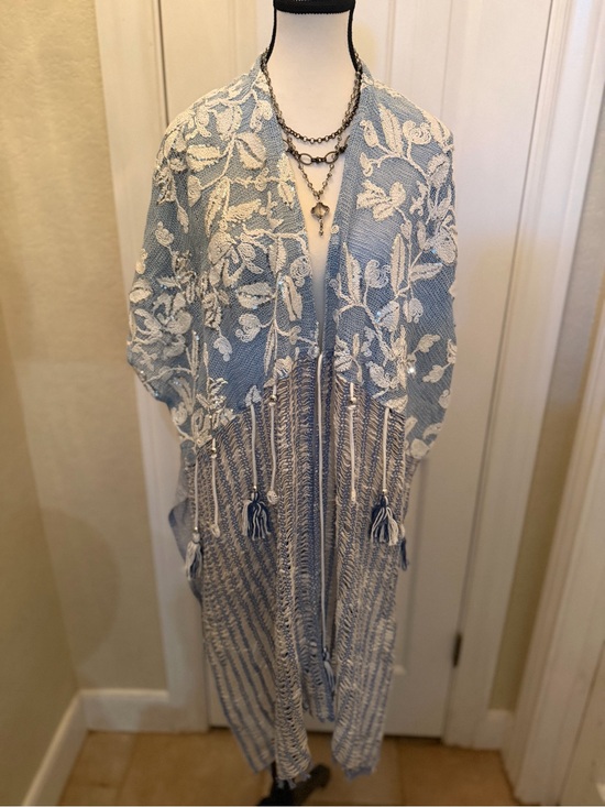 POL Other - 0024. POL Bohemian Grace Kimono with Sequin Trim NEW